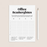 Scattergories Game for Work Party | Printable by LittleSizzle