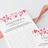 Valentine's Day Scattergories Office Game Printable
