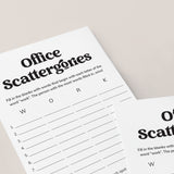 Scattergories Game for Work Party | Printable