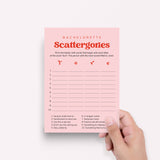 Bachelorette Scattergories Printable Game for Adults