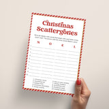 Christmas Scattergories Game Printable PDF