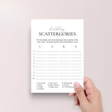 Birthday Scattergories Categories Printable Game for Her