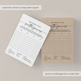 Mother's Day Scattergories Categories Word Game Printable