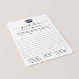 Graduation Day Game Printable Scattergories