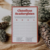 Christmas Scattergories Game Printable PDF
