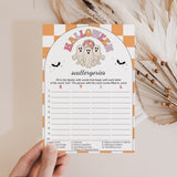 Retro Spooky Halloween Party Scattergories Game Download