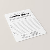 Housewarming Scattergories Game for a New Home or Move in Party