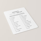 Fun Office Scavenger Hunt List Printable
