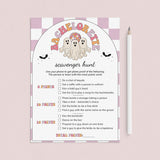 Last Boo Before I Do Party Scavenger Hunt Game Printable by LittleSizzle
