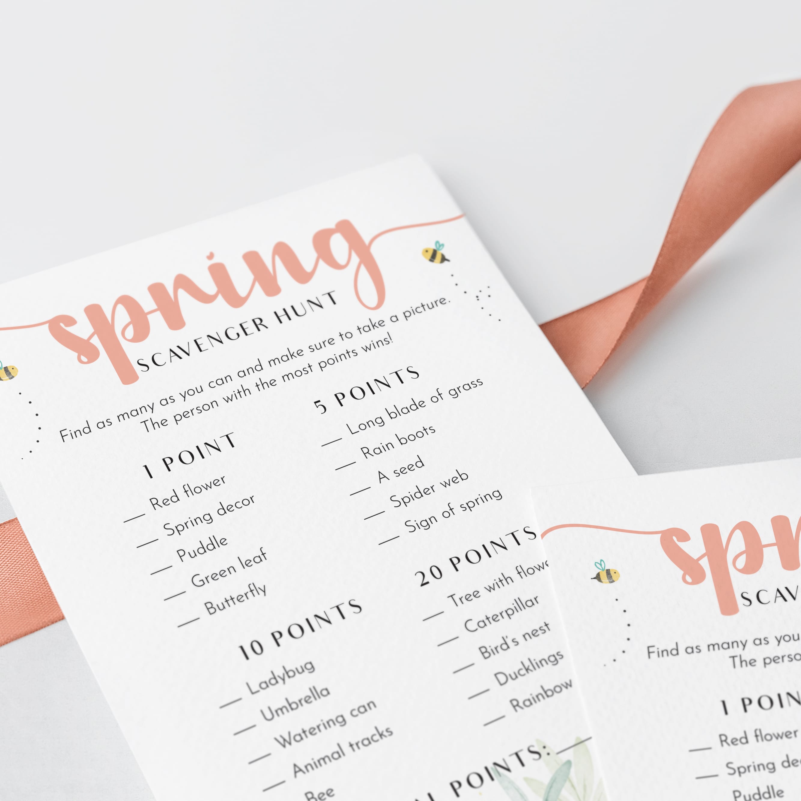 Spring Scavenger Hunt Printable by LittleSizzle