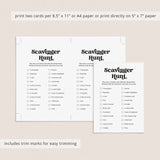 Workplace Scavenger Hunt Printable