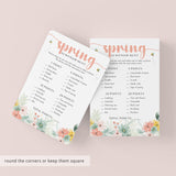 Spring Scavenger Hunt Printable