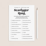 Family Reunion Party Game Selfie Scavenger Hunt Printable by LittleSizzle