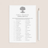 Family Name That Song Quiz with Answers Printable by LittleSizzle