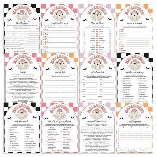 Ghouls Halloween Bundle with 12 Games and Activities Instant Download by LittleSizzle