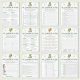 Printable St Patricks Day Game Bundle for Kids & Adults by LittleSizzle