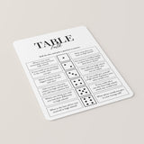 Class Reunion Icebreaker Questions Table Talk Dice Game Printable