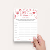 Printable Nurse Party Game Think Fast
