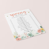 Spring This or That Questions Printable