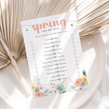 Spring This or That Questions Printable