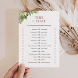 Printable This or That Questions for Wine Party