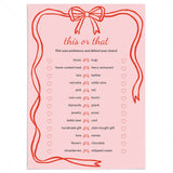 Printable Valentines This or That Questions by LittleSizzle