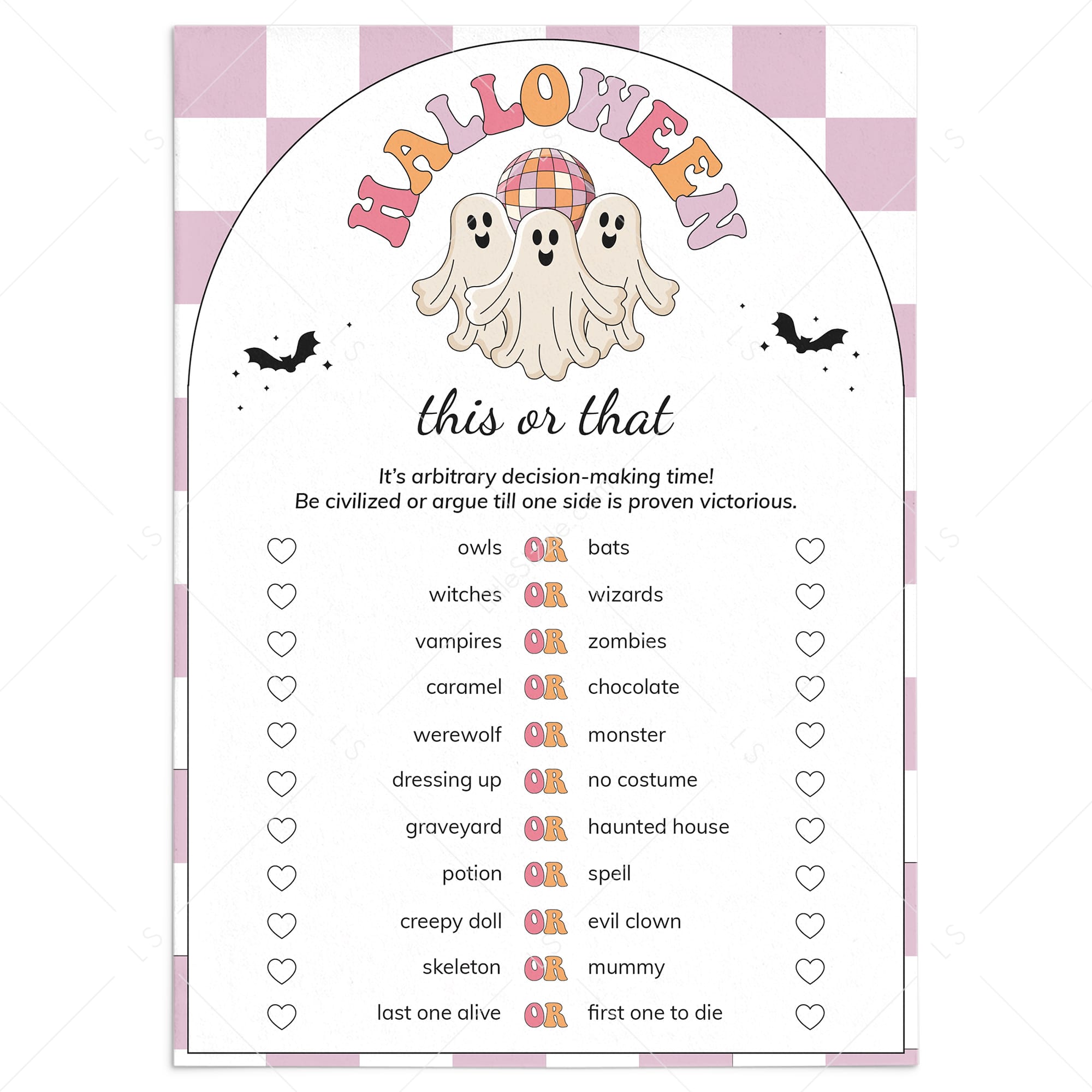 Funny Halloween This or That Game Questions by LittleSizzle