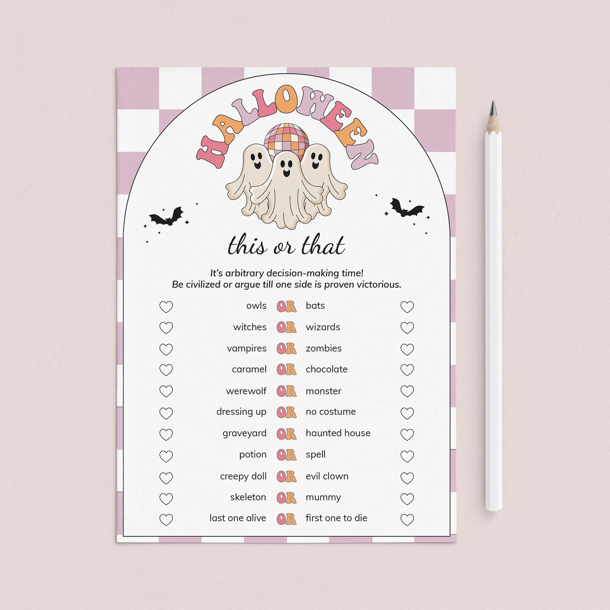 Funny Halloween This or That Game Questions by LittleSizzle