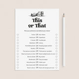 Book Club Ice Breaker Game This or That Printable by LittleSizzle