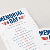 This or That Memorial Day Game Printable
