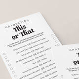 This or That Questions for Graduation Party