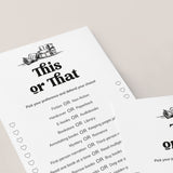 Book Club Ice Breaker Game This or That Printable