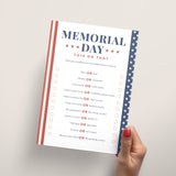 Memorial Day This or That Questions Printable