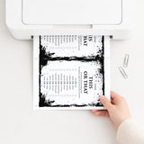 Eerie Grunge Halloween Party Games Bundle | 12 Printable Games