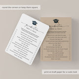 Modern Script Graduation Games Bundle Printable
