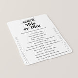 Book Club Ice Breaker Game This or That Printable