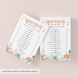 Spring Themed Games Bundle Printable