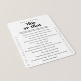 This or That Questions for Graduation Party