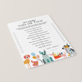 Dog Birthday Game This or That Printable