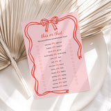 This or That Game for Girls Night Printable Wavy Border