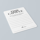 Boy First Birthday Time Capsule Cards Printable