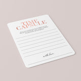 First Birthday Time Capsule Cards Printable