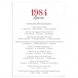 Married in 1984 Trivia Quiz for Ruby 41st Anniversary by LittleSizzle