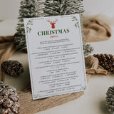 Vintage Christmas Theme Party Game Bundle Printable