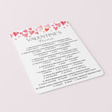 Valentine Trivia Questions and Answers Digital Download