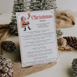 Christmas Multiple Choice Trivia with Answers Printable