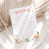 Spring Trivia Questions and Answers Printable
