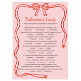 Valentine's Day Trivia with Multiple Choice Questions Printable by LittleSizzle