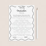 Graduation Party Trivia Questions Answers Included by LittleSizzle