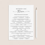 Printable Mother's Day Trivia Quiz with Answer Key by LittleSizzle